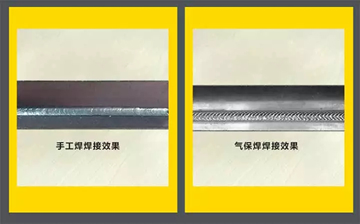 人生就是博官网NB 251III焊机焊接成效